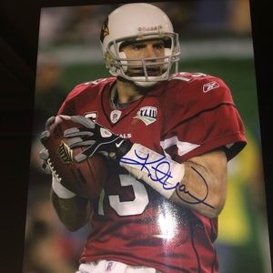 Kurt Warner Super Bowl 2008 Autograph Framed